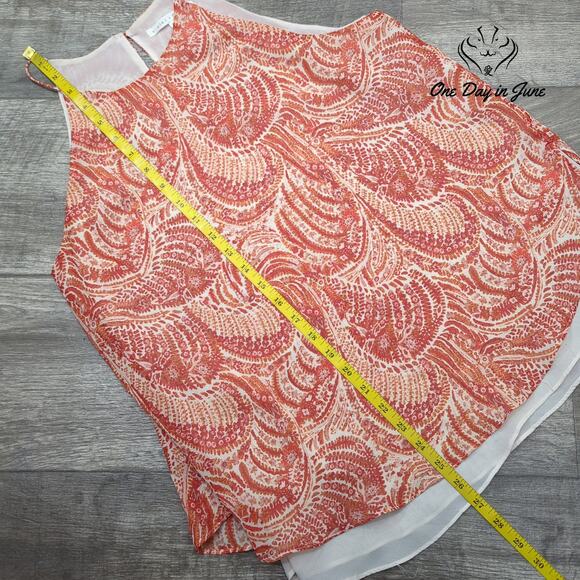 Violet + Claire Sleeveless Layered Top Size M - Picture 3 of 4